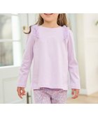 【エニファム/any FAM / KIDS】のチュールフリル 長袖Tシャツ ラベンダー|ID: prp329100004340177 ipo3291000000031961470