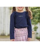 【エニファム/any FAM / KIDS】のチュールフリル 長袖Tシャツ ネイビー|ID: prp329100004340177 ipo3291000000031961474