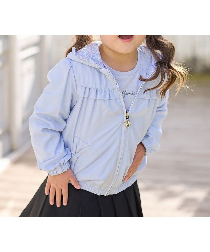 【エニファム/any FAM / KIDS】のシャカシャカ リバーシブルゾン インテリア・キッズ・メンズ・レディースファッション・服の通販 founy(ファニー) https://founy.com/ ファッション Fashion キッズファッション Fashion for Kids アウター Coat Outerwear /Kids 春 Spring ジャケット Jacket, Outerwear チャーム Charm, Pendant ブルゾン Blouson, Bomber Jacket ポケット Pocket, Pocket Detail 羽織 Haori, Light Jacket 無地 Plain, Solid Color リバーシブル Reversible, Two-Sided リボン Ribbon, Bow S/S・春夏 SS, Spring/Summer, Warm Season 夏 Summer |ID: prp329100004340179 ipo3291000000032308663