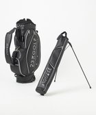 【23区 ゴルフ/NIJYUSANKU GOLF】の【UNISEX】セルフスタンドバッグ内蔵キャディバッグ キャリー付き 練習や電車移動に◎ ブラック系|ID: prp329100004340210 ipo3291000000031915360