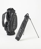 【23区 ゴルフ/NIJYUSANKU GOLF】の【UNISEX】セルフスタンドバッグ内蔵キャディバッグ キャリー付き 練習や電車移動に◎ ブラック系|ID: prp329100004340210 ipo3291000000032037496