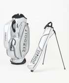 【23区 ゴルフ/NIJYUSANKU GOLF】の【UNISEX】セルフスタンドバッグ内蔵キャディバッグ キャリー付き 練習や電車移動に◎ シルバー系|ID: prp329100004340210 ipo3291000000032037497