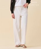 【ベイジ,/BEIGE,】の【WEB限定・洗える】CELOSIA / ドロストワイドパンツ Off White|ID:prp329100004340291