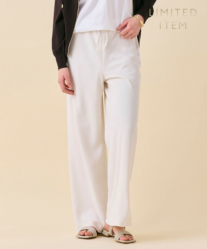 【ベイジ,/BEIGE,】の【WEB限定・洗える】CELOSIA / ドロストワイドパンツ インテリア・キッズ・メンズ・レディースファッション・服の通販 founy(ファニー) https://founy.com/ ファッション Fashion レディースファッション WOMEN パンツ Pants ワイド Wide 夏 Summer 春 Spring S/S・春夏 Ss・Spring/Summer 洗える Washable |ID: prp329100004340291 ipo3291000000031910556