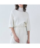 【ベイジ,/BEIGE,】の【洗える】LAURA / 半袖タートルニットトップス Ecru|ID:prp329100004340294