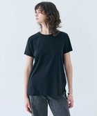 【ベイジ,/BEIGE,】の【洗える】BROIS / 半袖コットンTシャツ Black|ID:prp329100004340296