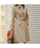 【23区/NIJYUSANKU】のエアータンブラー TCギャバジン ロング トレンチコート キャメル系|ID: prp329100004341759 ipo3291000000035574631