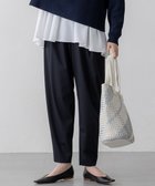 【23区/NIJYUSANKU】の【セットアップ対応/洗える】ライトクロス コクーン パンツ ネイビー系|ID: prp329100004341764 ipo3291000000031988935