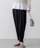 【23区/NIJYUSANKU】の【セットアップ対応/洗える】ライトクロス コクーン パンツ ブラック系|ID: prp329100004341764 ipo3291000000032664989