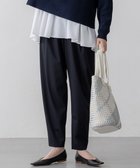 【23区/NIJYUSANKU】の【セットアップ対応/洗える】ライトクロス コクーン パンツ ネイビー系|ID: prp329100004341764 ipo3291000000035712730