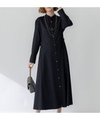 【23区/NIJYUSANKU】の【洗える】ライトクロス ワンピース ネイビー系|ID: prp329100004341765 ipo3291000000031880327