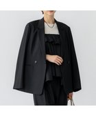 【23区/NIJYUSANKU】の【Oggi3月号掲載/セットアップ対応】 ライトクロス ジャケット ブラック系|ID: prp329100004341766 ipo3291000000035376998