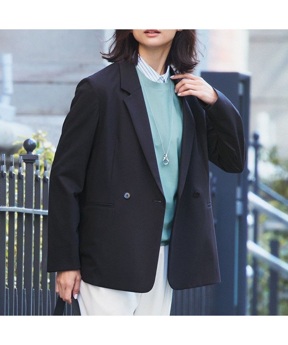 【23区/NIJYUSANKU】の【Oggi3月号掲載/セットアップ対応】 ライトクロス ジャケット 人気、トレンドファッション・服の通販 founy(ファニー) 　雑誌掲載アイテム　Magazine Picks & Fashion Features　ファッション雑誌　Fashion Magazines　オッジ　Oggi　ファッション　Fashion　レディースファッション　Fashion for Women　アウター　Coat / Outerwear Collection　レディースジャケット・軽アウター　Jackets　テーラードジャケット / 通勤・きれいめスタイル　Tailored Jackets & Blazers　春　Spring　カットソー　Cut and Sewn Top　3月号　March Issue　ジャケット　Jacket, Outerwear　ストレッチ　Stretch, Stretchy Fabric　スリット　Slit, Slit Detail　セットアップ　Set-Up, Coordinated Outfit　雑誌　Magazine, Fashion Magazine　ツイル　Twist, Twisted Detail　ドレープ　Drape, Draping Fabric　バランス　Balance, Style Balance　ビスチェ　Bustier, Corset Top　ワイド　Wide, Wide Fit　S/S・春夏　SS, Spring/Summer, Warm Season　おすすめ　Recommended / Our Picks　夏　Summer　エレガント 上品　Elegant　2025年　2025　2025春夏・S/S　Spring/Summer 2025 SS25　 other-1|ID: prp329100004341766 ipo3291000000035662957