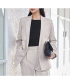 【アイシービー/iCB】の【CLASSY.5月号掲載・接触冷感・UVケア・撥水・洗える】LooseWeave ダブルブレストジャケット トープ系|ID: prp329100004341769 ipo3291000000032650216