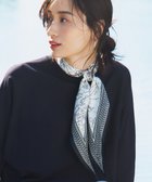 【23区/NIJYUSANKU】の【杏さん着用】シルク ダイヤ スカーフ ブラックプリント|ID: prp329100004341787 ipo3291000000030899350