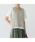 【23区/NIJYUSANKU】の【洗える】ブライトリリーヤーン ニット ベスト ベージュ系|ID: prp329100004341808 ipo3291000000035727292