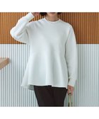 【アンフィーロ 自由区/UNFILO】の【洗える/ストレッチ】BEAUTY FORM JERSEY ペプラム トップス ホワイト|ID: prp329100004341817 ipo3291000000030426902