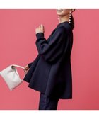 【アンフィーロ 自由区/UNFILO】の【洗える/ストレッチ】BEAUTY FORM JERSEY ペプラム トップス ネイビー|ID: prp329100004341817 ipo3291000000031962723