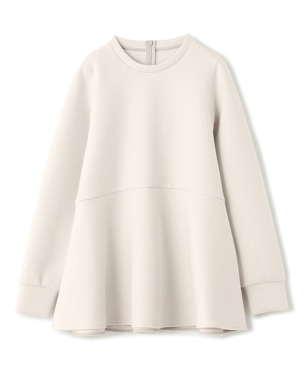 【アンフィーロ 自由区/UNFILO】の【洗える/ストレッチ】BEAUTY FORM JERSEY ペプラム トップス インテリア・キッズ・メンズ・レディースファッション・服の通販 founy(ファニー) 　ファッション　Fashion　レディースファッション　Fashion for Women　トップス・カットソー　Cut & Sew Tops　レディースパーカー・カジュアルフーディー　Casual Hoodies & Sweatshirts　スウェット・クルーネックトップス　Sweatshirts & Crewnecks / Relaxed Fit Sweat Tops　春　Spring　洗える　Machine Washable　軽量　Lightweight, Ultra Light　スウェット / スエット　Sweatshirt, Sweatwear　ストレッチ　Stretch, Stretchy Fabric　タイトスカート　Pencil Skirt, Tight Skirt　フィット　Fit, Slim Fit　フォルム　Silhouette, Form　ペプラム　Peplum, Flared Hem　A/W・秋冬　Autumn/Winter　S/S・春夏　SS, Spring/Summer, Warm Season　夏　Summer　グレージュ|ID: prp329100004341817 ipo3291000000032563486