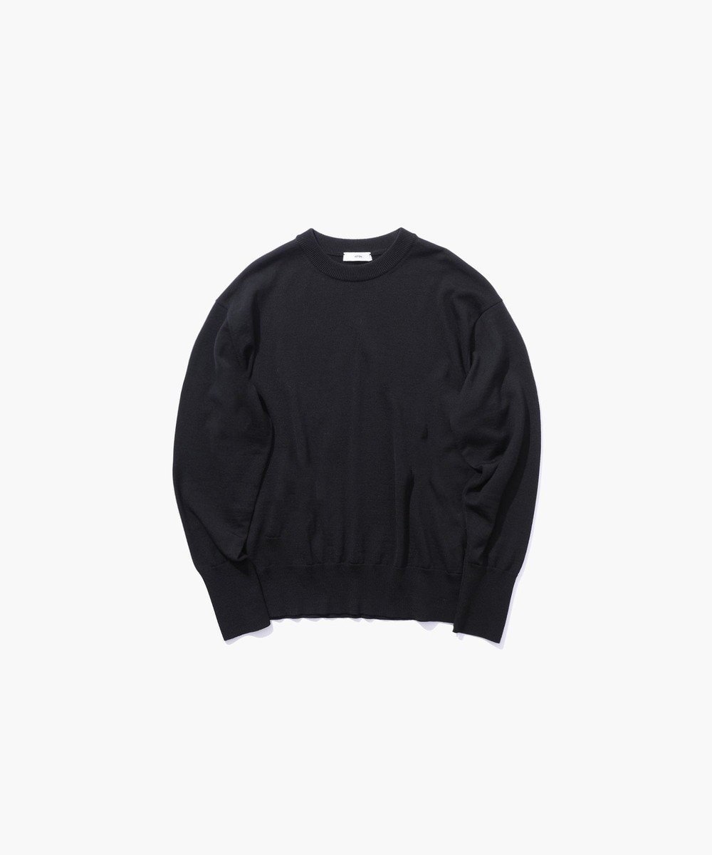 【エイトン/ATON】のWOOSTED WOOL クルーネックセーター 人気、トレンドファッション・服の通販 founy(ファニー) 　ファッション　Fashion　レディースファッション　WOMEN　トップス・カットソー　Tops/Tshirt　ニット　Knit Tops　カシミヤ　Cashmere　コンパクト　Compact　スリット　Slit　セーター　Sweater　バランス　Balance　別注　Special Order　A/W・秋冬　Aw・Autumn/Winter・Fw・Fall-Winter　 other-1|ID: prp329100004341941 ipo3291000000030295289