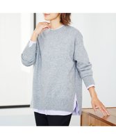 【ジェイ プレス/J.PRESS】の【洗える】CASHMERE BLEND クルーネック ニット 人気、トレンドファッション・服の通販 founy(ファニー) ファッション Fashion レディースファッション WOMEN トップス・カットソー Tops/Tshirt ニット Knit Tops カシミヤ Cashmere スリット Slit セーター Sweater フィット Fit ミックス Mix 再入荷 Restock/Back In Stock/Re Arrival 洗える Washable A/W・秋冬 Aw・Autumn/Winter・Fw・Fall-Winter |ID:prp329100004341944