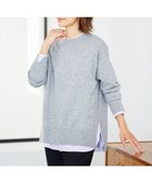 【ジェイ プレス/J.PRESS】の【洗える】CASHMERE BLEND クルーネック ニット 人気、トレンドファッション・服の通販 founy(ファニー) ファッション Fashion レディースファッション WOMEN トップス・カットソー Tops/Tshirt ニット Knit Tops カシミヤ Cashmere スリット Slit セーター Sweater フィット Fit ミックス Mix 再入荷 Restock/Back In Stock/Re Arrival 洗える Washable A/W・秋冬 Aw・Autumn/Winter・Fw・Fall-Winter thumbnail ライトグレー系|ID: prp329100004341944 ipo3291000000030295316