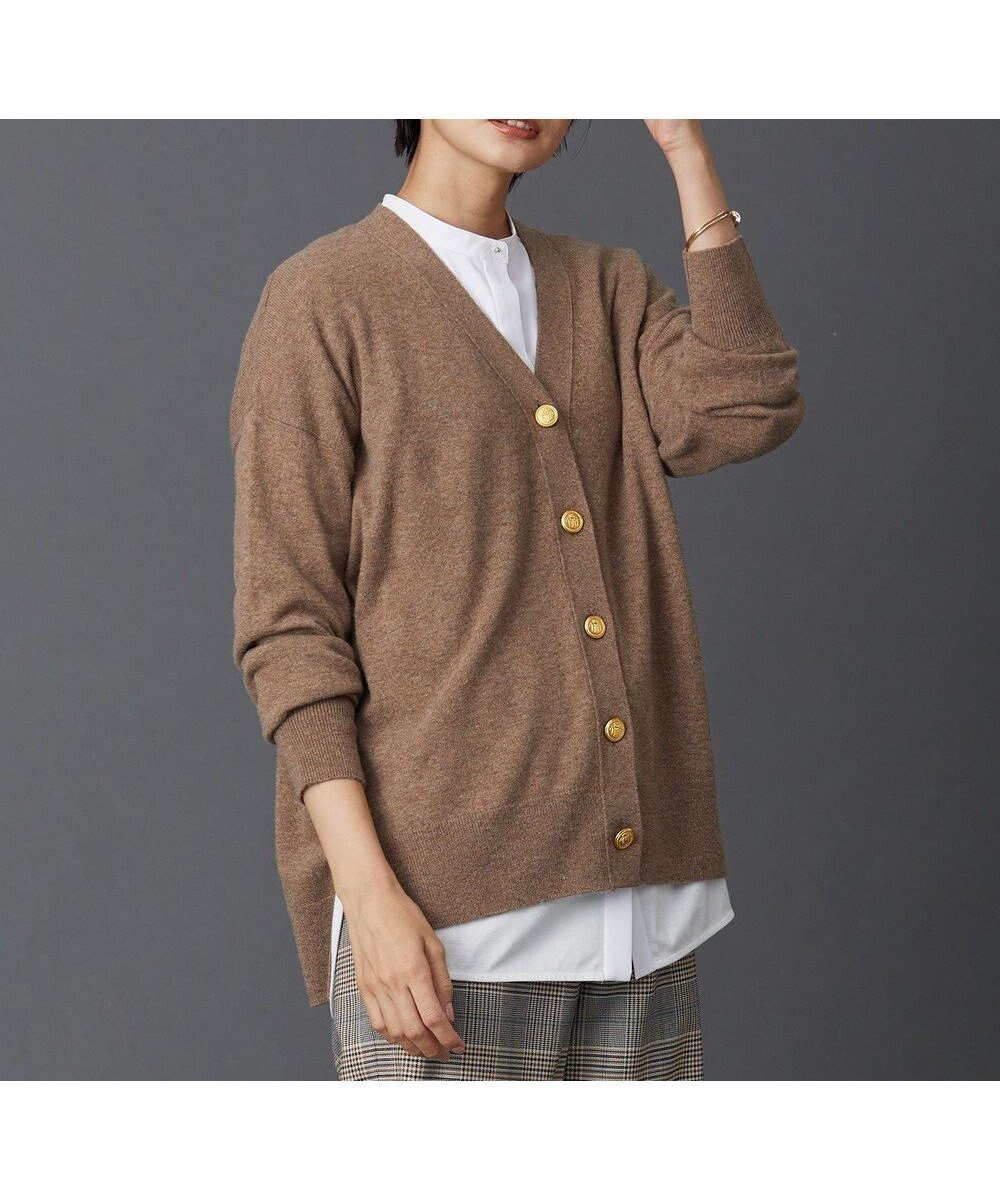 【ジェイ プレス/J.PRESS】の【120周年企画・洗える】CASHMERE BLEND カーディガン インテリア・キッズ・メンズ・レディースファッション・服の通販 founy(ファニー) 　ファッション　Fashion　レディースファッション　WOMEN　トップス・カットソー　Tops/Tshirt　カーディガン　Cardigans　おすすめ　Recommend　カシミヤ　Cashmere　カーディガン　Cardigan　ミックス　Mix　再入荷　Restock/Back In Stock/Re Arrival　洗える　Washable　A/W・秋冬　Aw・Autumn/Winter・Fw・Fall-Winter　ブラウン系|ID: prp329100004342828 ipo3291000000030304508