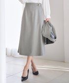 【エニィ スィス/any SiS】の【洗える】褒めらレディフレア スカート グレーシャンブレー|ID: prp329100004342998 ipo3291000000035990299