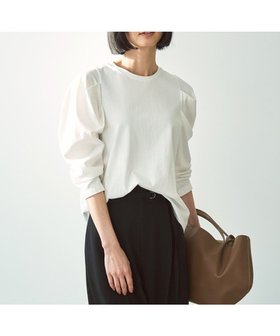 【アンフィーロ 自由区/UNFILO】の【抗菌防臭/ストレッチ】タックスリーブT 人気、トレンドファッション・服の通販 founy(ファニー) ファッション Fashion レディースファッション WOMEN トップス・カットソー Tops/Tshirt シャツ/ブラウス Shirts/Blouses ロング / Tシャツ T-Shirts カットソー Cut and Sewn カットソー Cut And Sew シンプル Simple ストレッチ Stretch スリーブ Sleeve 夏 Summer 抗菌 Antibacterial 春 Spring S/S・春夏 Ss・Spring/Summer |ID:prp329100004343011