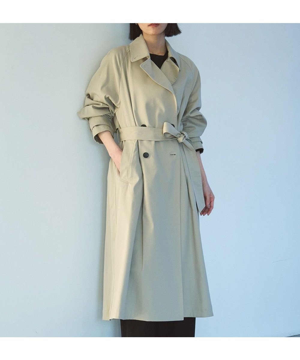 【アンフィーロ 自由区/UNFILO】の【洗える】ロングトレンチコート 人気、トレンドファッション・服の通販 founy(ファニー) 　ファッション　Fashion　レディースファッション　WOMEN　アウター　Coat Outerwear　コート　Coats　ジャケット　Jackets　トレンチコート　Trench Coats　インナー　Inner　ウォッシャブル　Washable　ジャケット　Jacket　スタイリッシュ　Stylish　スタンド　Stand　ツイル　Twill　トレンド　Trend　ヨーク　Yoke　ロング　Long　エレガント 上品　Elegant　夏　Summer　春　Spring　S/S・春夏　Ss・Spring/Summer　洗える　Washable　軽量　Lightweight　 other-1|ID: prp329100004343016 ipo3291000000030394778