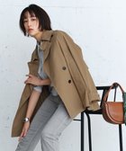 【アンフィーロ 自由区/UNFILO】の【洗える】ショート トレンチコート キャメル|ID: prp329100004343017 ipo3291000000031988328