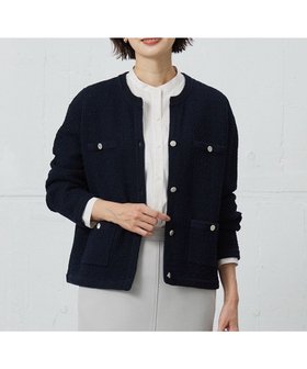 【ジェイ プレス/J.PRESS】 【洗える】DAILY TWEED ニット アウター人気、トレンドファッション・服の通販 founy(ファニー) ファッション Fashion レディースファッション WOMEN アウター Coat Outerwear ジャケット Jackets NEW・新作・新着・新入荷 New Arrivals クラシカル Classical コーディガン Cordigan シンプル Simple ジャケット Jacket フランス France メタル Metal リネン Linen エレガント 上品 Elegant 再入荷 Restock/Back In Stock/Re Arrival 夏 Summer 春 Spring S/S・春夏 Ss・Spring/Summer 洗える Washable |ID:prp329100004343023