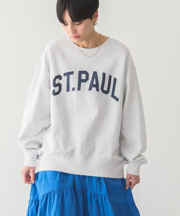 【アメリカンホリック/AMERICAN HOLIC】のST.PAULロゴスウェット インテリア・キッズ・メンズ・レディースファッション・服の通販 founy(ファニー) https://founy.com/ ファッション Fashion レディースファッション WOMEN トップス・カットソー Tops/Tshirt パーカ Sweats スウェット Sweat おすすめ Recommend スウェット Sweat デニム Denim ベーシック Basic 夏 Summer 春 Spring S/S・春夏 Ss・Spring/Summer |ID: prp329100004343030 ipo3291000000030305501