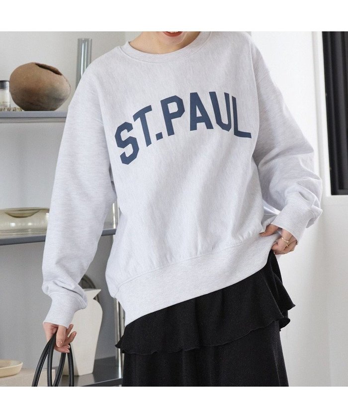 【アメリカンホリック/AMERICAN HOLIC】のST.PAULロゴスウェット インテリア・キッズ・メンズ・レディースファッション・服の通販 founy(ファニー) https://founy.com/ ファッション Fashion レディースファッション Fashion for Women トップス・カットソー Cut & Sew Tops レディースパーカー・カジュアルフーディー Casual Hoodies & Sweatshirts スウェット・クルーネックトップス Sweatshirts & Crewnecks / Relaxed Fit Sweat Tops おすすめ Recommended / Our Picks スウェット / スエット Sweatshirt, Sweatwear デニム Denim, Jeans Material ベーシック Basic, Essential 夏 Summer 春 Spring S/S・春夏 SS, Spring/Summer, Warm Season |ID: prp329100004343030 ipo3291000000033530574