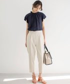 【組曲/KUMIKYOKU】の【ストレッチ・イージーケア】オシャクロス テーパードパンツ アイボリー系|ID: prp329100004343040 ipo3291000000031971789