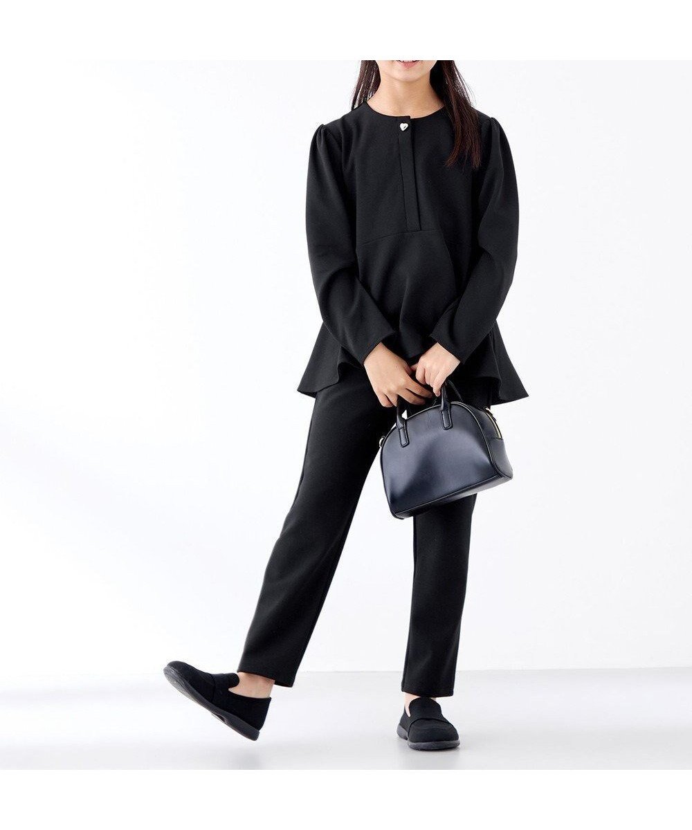 【アンフィーロ/UNFILO / KIDS】の【110-150cm】BEAUTY MOVE スティックパンツ インテリア・キッズ・メンズ・レディースファッション・服の通販 founy(ファニー) 　ファッション　Fashion　キッズファッション　Fashion for Kids　ボトムス　Bottoms　ストレッチ　Stretch, Stretchy Fabric　セットアップ　Set-Up, Coordinated Outfit　ペプラム　Peplum, Flared Hem　リラックス　Relax, Relaxed Fit　A/W・秋冬　Autumn/Winter　S/S・春夏　SS, Spring/Summer, Warm Season　夏　Summer　セレモニー　Ceremony　ブラック|ID: prp329100004343082 ipo3291000000033429172