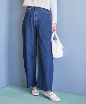 【エニィ スィス/any SiS】 【美Denimシリーズ】セミカーブワイド デニム人気、トレンドファッション・服の通販 founy(ファニー) ファッション Fashion レディースファッション WOMEN パンツ Pants デニムパンツ Denim Pants インディゴ Indigo ウォッシャブル Washable 春 Spring シンプル Simple ストレッチ Stretch デニム Denim ポケット Pocket S/S・春夏 Ss・Spring/Summer NEW・新作・新着・新入荷 New Arrivals おすすめ Recommend 夏 Summer |ID:prp329100004343098