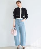 【エニィ スィス/any SiS】の【美Denimシリーズ】セミカーブワイド デニム ブリーチインディゴ|ID: prp329100004343098 ipo3291000000031962624