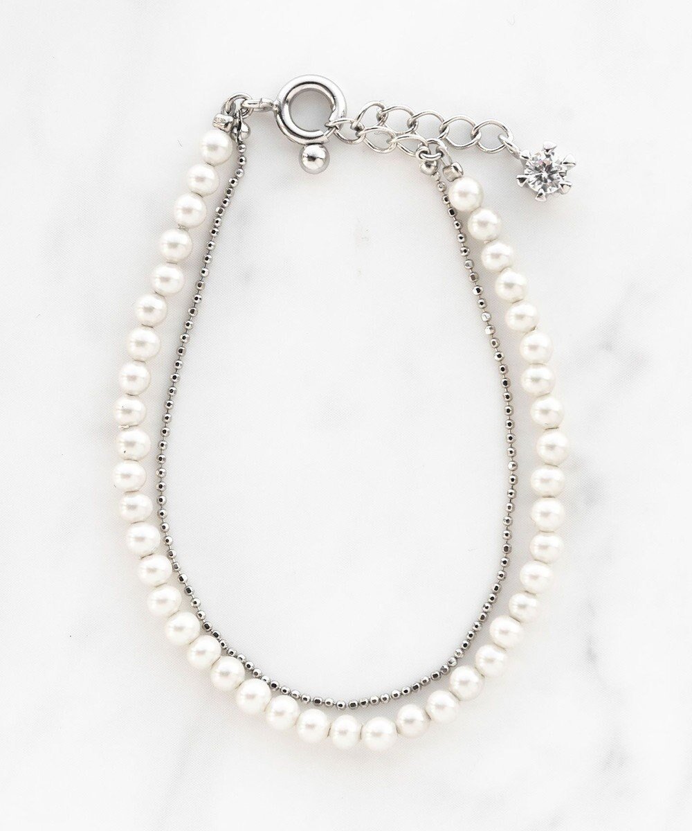 【トッカ/TOCCA】のBIJOUX BABY PEARL BRACELET ブレスレット インテリア・キッズ・メンズ・レディースファッション・服の通販 founy(ファニー) 　ファッション　Fashion　レディースファッション　WOMEN　ジュエリー　Jewelry　ブレスレット　Bracelets　2025年　2025　2025春夏・S/S　Ss,Spring/Summer,2025　アクセサリー　Accessories　ガラス　Glass　シンプル　Simple　セレモニー　Ceremony　チェーン　Chain　デニム　Denim　ドレス　Dress　パール　Pearl　ブレスレット　Bracelet　ベビー　Baby　エレガント 上品　Elegant　夏　Summer　S/S・春夏　Ss・Spring/Summer　シルバー系|ID: prp329100004343134 ipo3291000000030306158