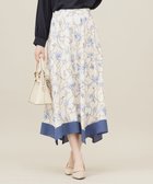 【エニィ スィス/any SiS】の【洗える】スカーフデザインプリント スカート アイボリーベース|ID: prp329100004343966 ipo3291000000034296217