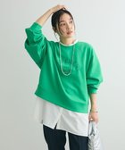 【グリーンパークス/Green Parks】のロゴ刺繍ダンボールプルオーバー 人気、トレンドファッション・服の通販 founy(ファニー) ファッション Fashion レディースファッション WOMEN トップス・カットソー Tops/Tshirt シャツ/ブラウス Shirts/Blouses ロング / Tシャツ T-Shirts プルオーバー Pullover カットソー Cut and Sewn NEW・新作・新着・新入荷 New Arrivals エレガント 上品 Elegant カットソー Cut And Sew バランス Balance フォルム Form ボックス Box ポケット Pocket ワイド Wide 夏 Summer 春 Spring S/S・春夏 Ss・Spring/Summer thumbnail Green|ID: prp329100004345160 ipo3291000000030328469