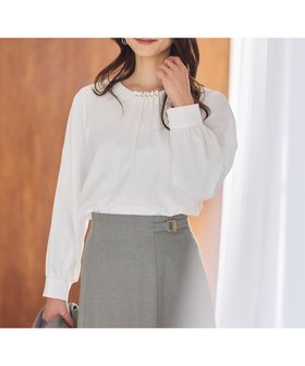 【エニィ スィス/any SiS】 【洗える】フロントパール調 ブラウス人気、トレンドファッション・服の通販 founy(ファニー) ファッション Fashion レディースファッション WOMEN トップス・カットソー Tops/Tshirt シャツ/ブラウス Shirts/Blouses 春 Spring 洗える Washable ジャケット Jacket ジョーゼット Georgette ネックレス Necklace パール Pearl フロント Front モチーフ Motif S/S・春夏 Ss・Spring/Summer NEW・新作・新着・新入荷 New Arrivals おすすめ Recommend 夏 Summer エレガント 上品 Elegant |ID:prp329100004348249