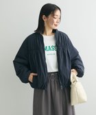 【グリーンパークス/Green Parks】の中綿シャーリングブルゾン 人気、トレンドファッション・服の通販 founy(ファニー) ファッション Fashion レディースファッション WOMEN アウター Coat Outerwear ジャケット Jackets ブルゾン Blouson/Jackets NEW・新作・新着・新入荷 New Arrivals おすすめ Recommend ギャザー Gather コンパクト Compact シャーリング Shirring ジャケット Jacket フォルム Form フロント Front ブルゾン Blouson ボトム Bottom ポケット Pocket 今季 This Season 夏 Summer 春 Spring S/S・春夏 Ss・Spring/Summer thumbnail Dark Navy|ID: prp329100004348289 ipo3291000000030359407