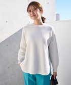 【アンフィーロ 自由区/UNFILO】の【洗える】ラメリンクス ラウンドテールニット オフ|ID: prp329100004348294 ipo3291000000031882612