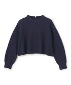 【アンフィーロ 自由区/UNFILO】の【WEB限定】ラメリンクス クロップドニット ネイビー|ID: prp329100004348295 ipo3291000000031972956