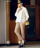 【自由区/JIYU-KU】の【SHIHOさん着用・UVカット・接触冷感・洗える】コットンサテンテーパード パンツ ベージュ|ID: prp329100004348297 ipo3291000000033281168