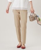 【自由区/JIYU-KU】の【UVカット・接触冷感・洗える】コットンサテンテーパード パンツ ベージュ|ID: prp329100004348297 ipo3291000000033710847