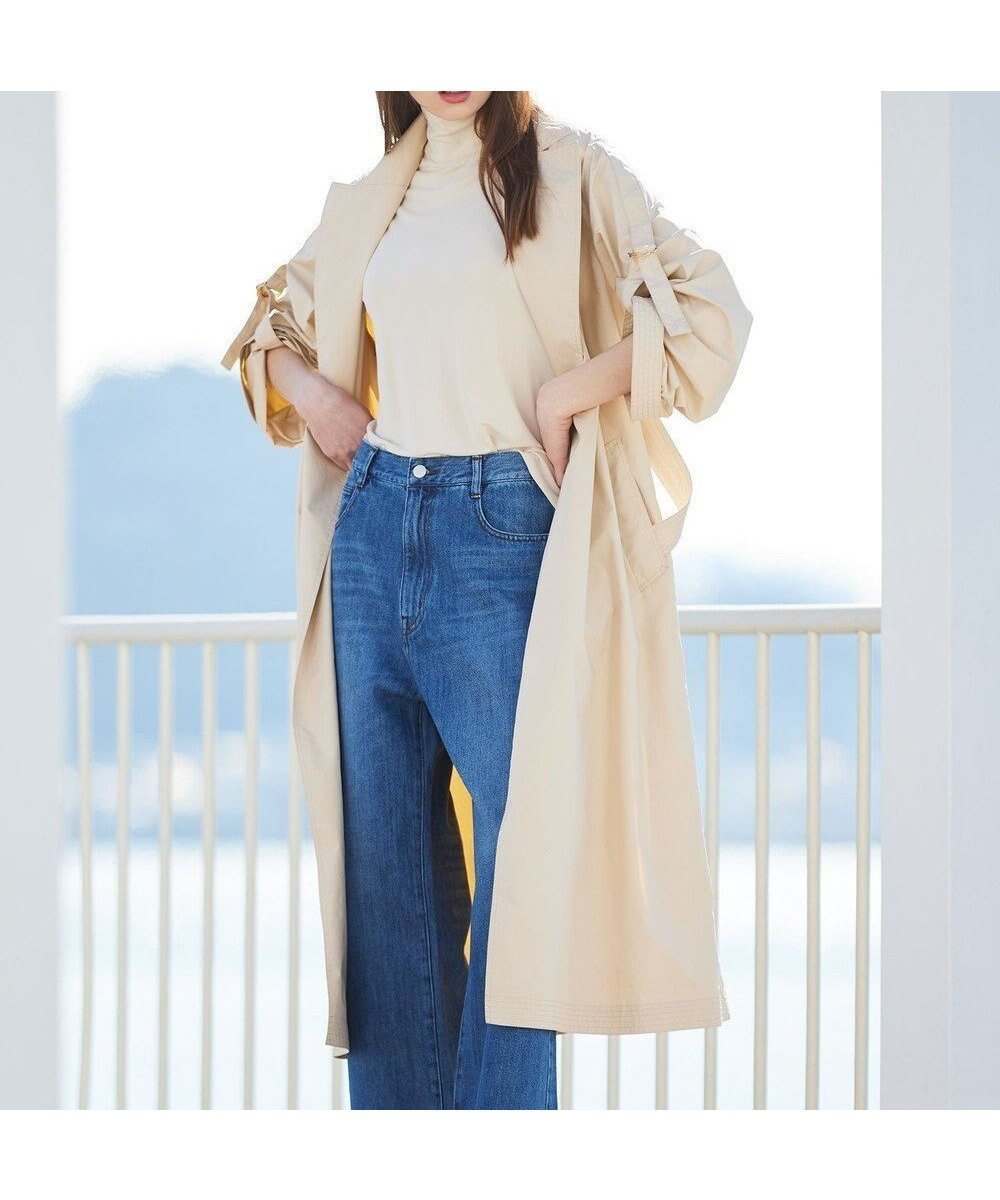 【ベイジ,/BEIGE,】の【GLOW4月号掲載】ORCHID / ロングコート 人気、トレンドファッション・服の通販 founy(ファニー) 　雑誌掲載アイテム　Magazine Items　ファッション雑誌　Fashion Magazines　グロー　GLOW　ファッション　Fashion　レディースファッション　WOMEN　アウター　Coat Outerwear　コート　Coats　ジャケット　Jackets　トレンチコート　Trench Coats　インナー　Inner　エレガント 上品　Elegant　春　Spring　4月号　April Issue　シルク　Silk　ジャケット　Jacket　雑誌　Magazine　タフタ　Taffeta　ドレス　Dress　パーカー　Hoodie　ピーチ　Peach　マニッシュ　Mannish　ロング　Long　S/S・春夏　Ss・Spring/Summer　再入荷　Restock/Back In Stock/Re Arrival　おすすめ　Recommend　夏　Summer　2023春夏・S/S　Ss,Spring/Summer,2023　2023年　2023　 other-1|ID: prp329100004349183 ipo3291000000030369344