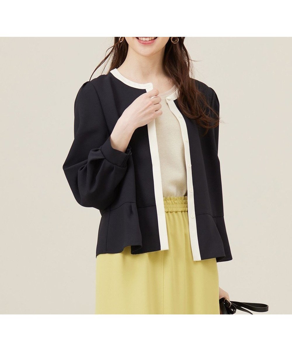 【エニィ スィス/any SiS】の【洗える】ハオレル ブラウス インテリア・キッズ・メンズ・レディースファッション・服の通販 founy(ファニー) 　ファッション　Fashion　レディースファッション　Ladies' Fashion Online　トップス・カットソー　Tops/Tshirt　シャツ/ブラウス　Shirts/Blouses　ウォッシャブル　Washable　春　Spring　洗える　Washable　カットソー　Cut And Sew　キャミソール　Camisole　コンパクト　Compact　シャーリング　Shirring　ジョーゼット　Georgette　タンク　Tank　デニム　Denim　ハイネック　High Neck　バランス　Balance　ペプラム　Peplum　羽織　Haori　S/S・春夏　Ss・Spring/Summer　おすすめ　Recommend　夏　Summer　NEW・新作・新着・新入荷　New Arrivals　ビジネス 仕事 通勤　Business　ネイビー|ID: prp329100004350443 ipo3291000000032637225