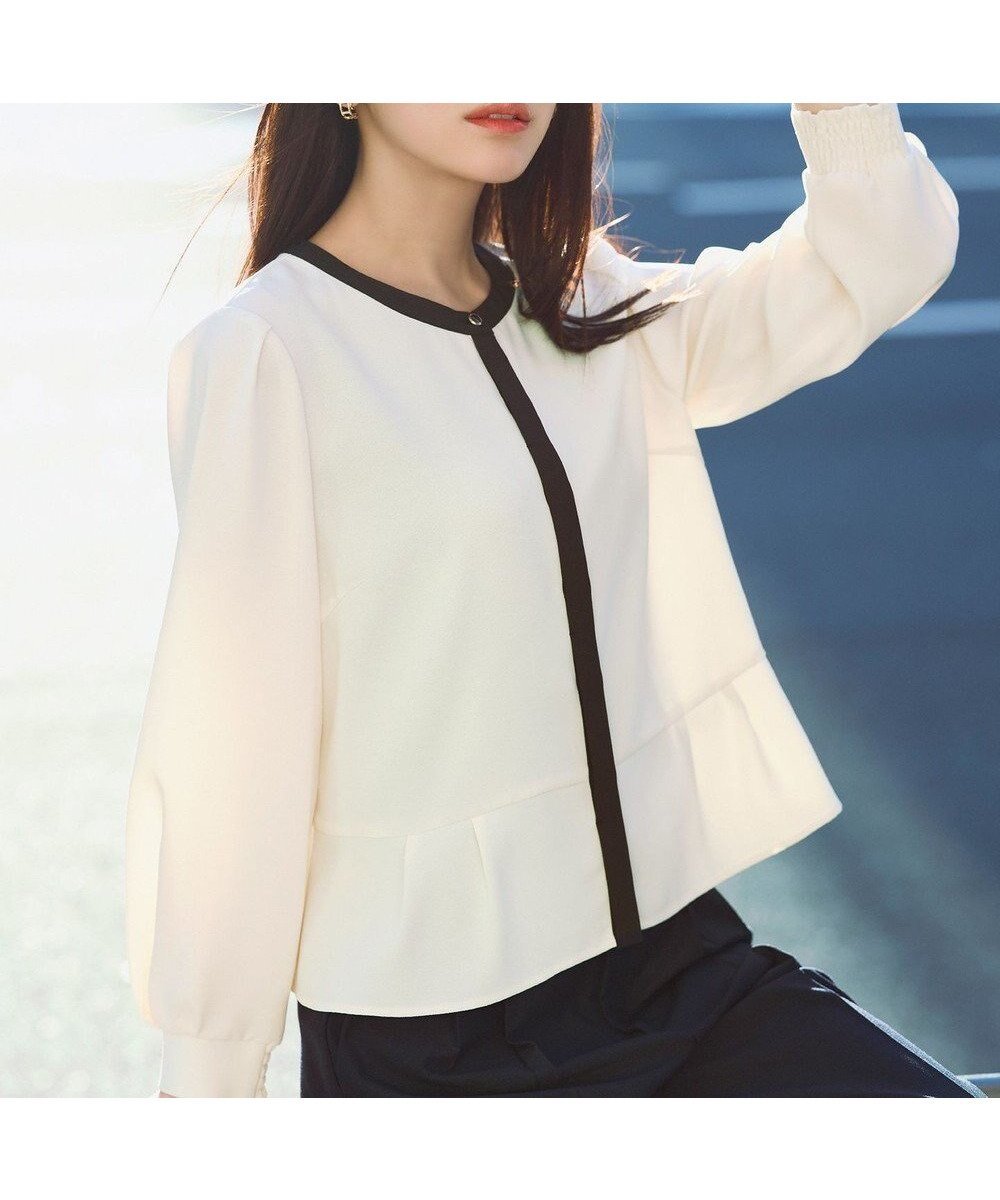 【エニィ スィス/any SiS】の【洗える】ハオレル ブラウス インテリア・キッズ・メンズ・レディースファッション・服の通販 founy(ファニー) 　ファッション　Fashion　レディースファッション　Ladies' Fashion Online　トップス・カットソー　Tops/Tshirt　シャツ/ブラウス　Shirts/Blouses　ウォッシャブル　Washable　春　Spring　洗える　Washable　カットソー　Cut And Sew　キャミソール　Camisole　コンパクト　Compact　シャーリング　Shirring　ジョーゼット　Georgette　タンク　Tank　デニム　Denim　ハイネック　High Neck　バランス　Balance　ペプラム　Peplum　羽織　Haori　S/S・春夏　Ss・Spring/Summer　おすすめ　Recommend　夏　Summer　NEW・新作・新着・新入荷　New Arrivals　ビジネス 仕事 通勤　Business　アイボリー|ID: prp329100004350443 ipo3291000000032637229